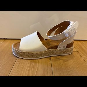 White sandal